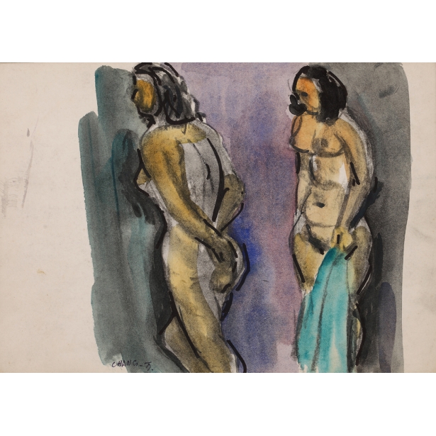 Two Nude Woman